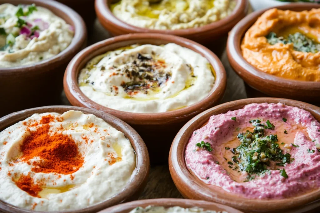 What dips go well with taco bar?