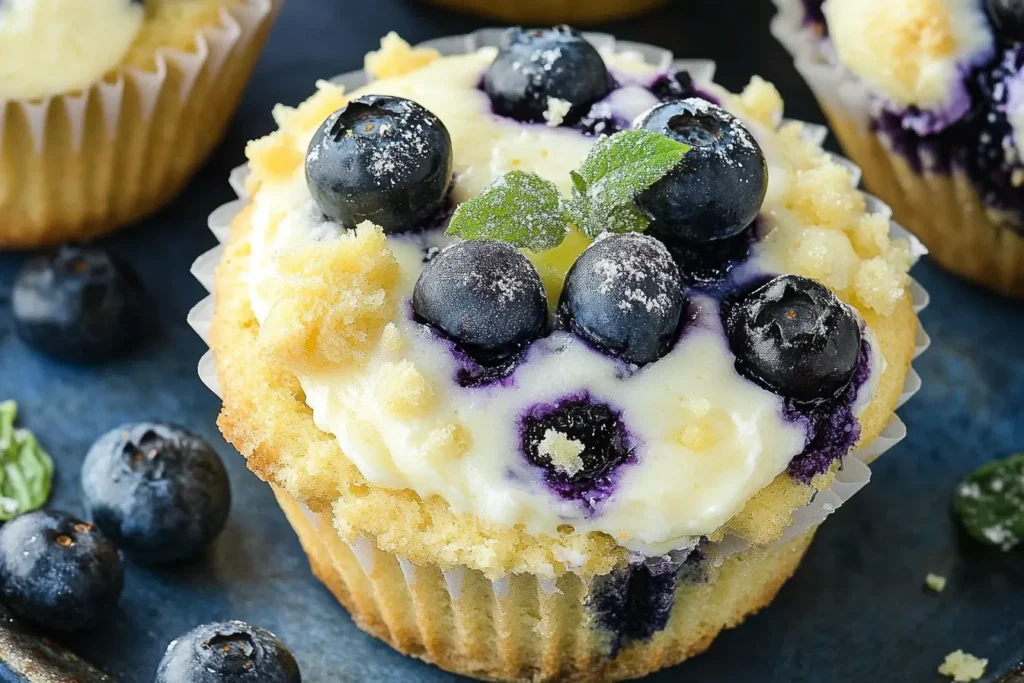 Blueberry Cream Cheese Muffins
