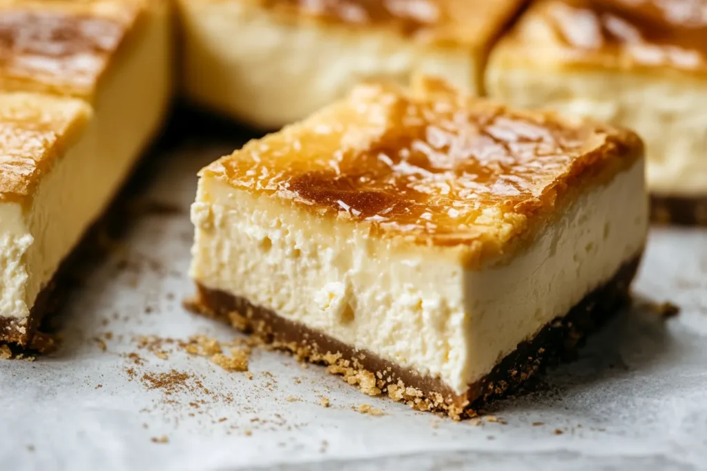 Why did my cheesecake bars crack?