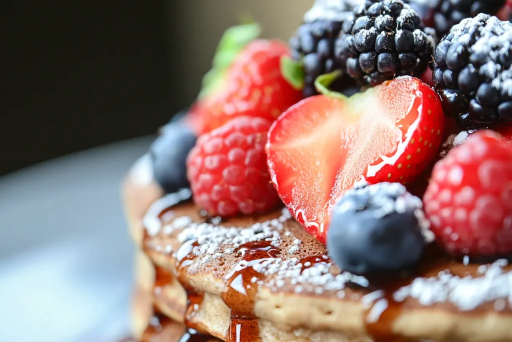 Why do bodybuilders eat pancakes?