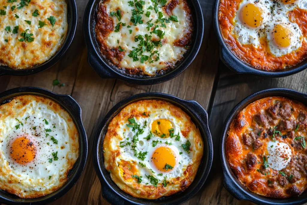 Baked Cottage Cheese Eggs