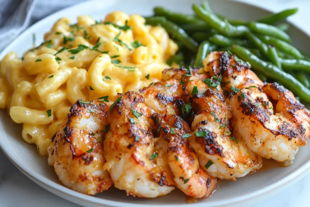 What to serve with garlic lobster tails