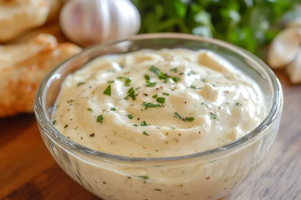 garlic parmesan sauce