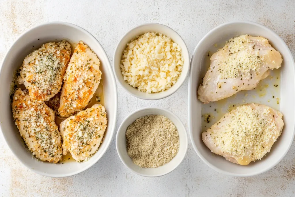 What is garlic parmesan chicken