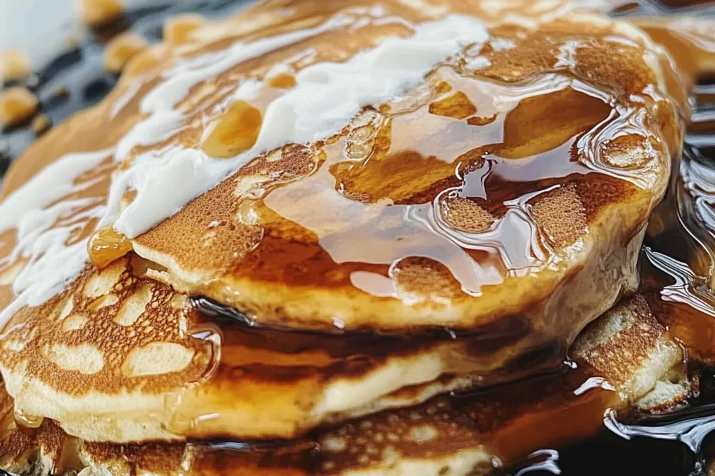 Why do bodybuilders eat pancakes?
