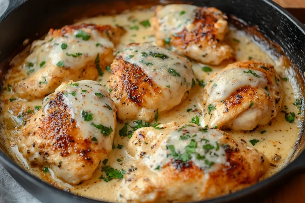 What is garlic parmesan chicken