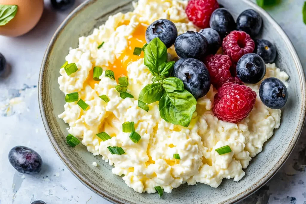 Does cottage cheese melt when you bake it?