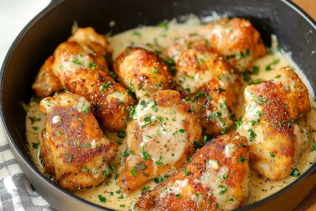 What is garlic parmesan chicken