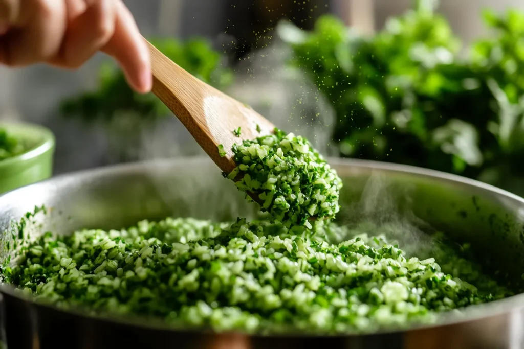 Peruvian Chicken & Rice with Green Sauce