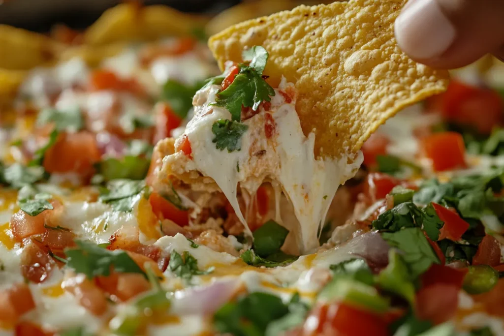 What is 7 layer dip made of?
