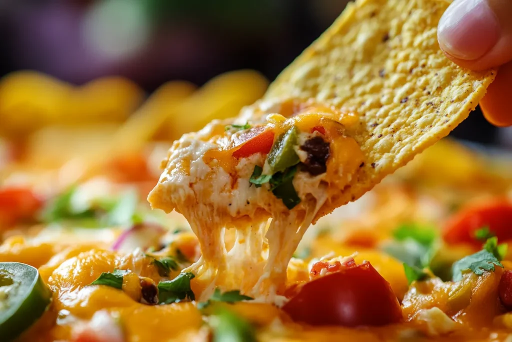 What is 7 layer dip made of?