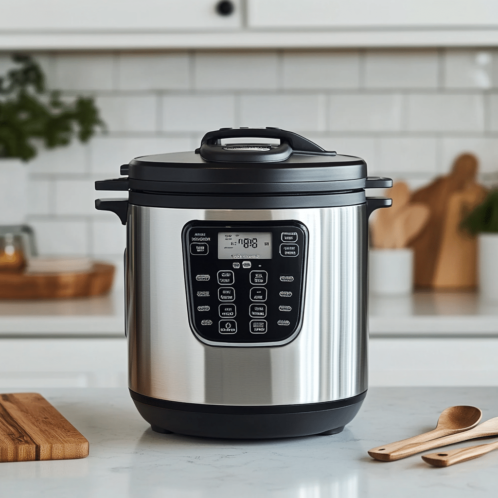 Condensed milk can submerged in Instant Pot