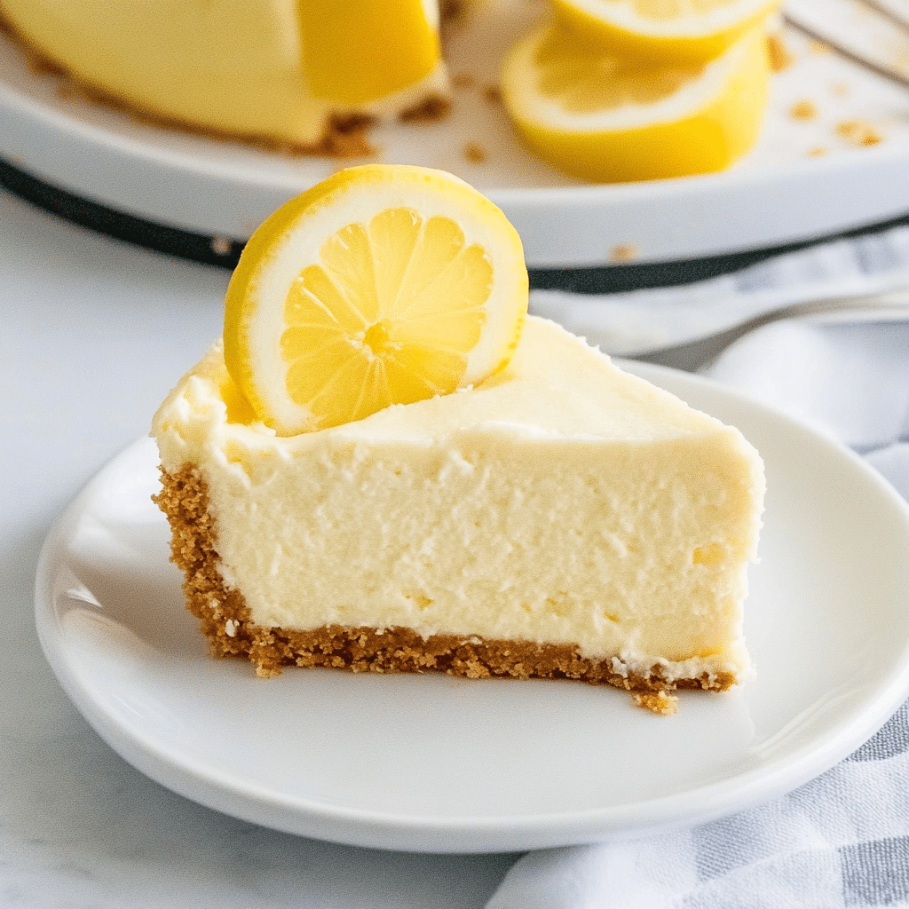 Instant Pot Lemon Cheesecake