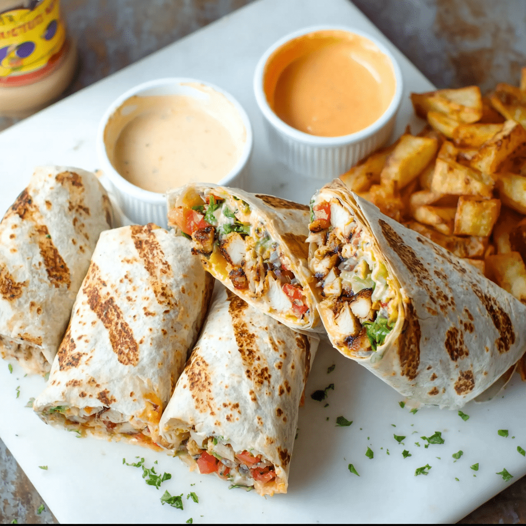 Chipotle Ranch Grilled Chicken Burrito
