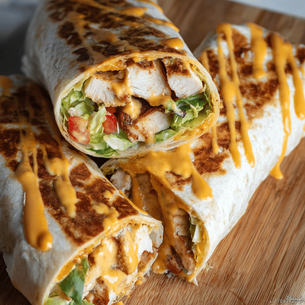 Chipotle Ranch Grilled Chicken Burrito