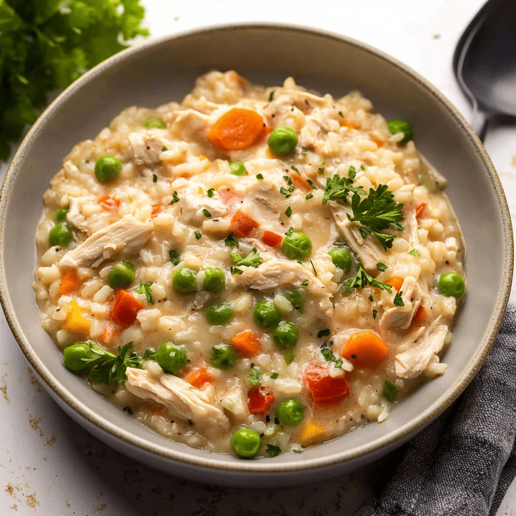 Serving easy crockpot recipes chicken and rice