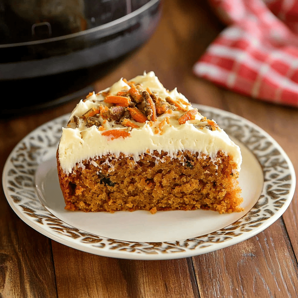 Instant Pot Carrot Cake with Cream Cheese Frosting
