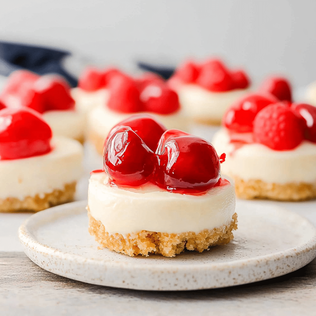 Assorted Instant Pot cheesecake bites in four flavors