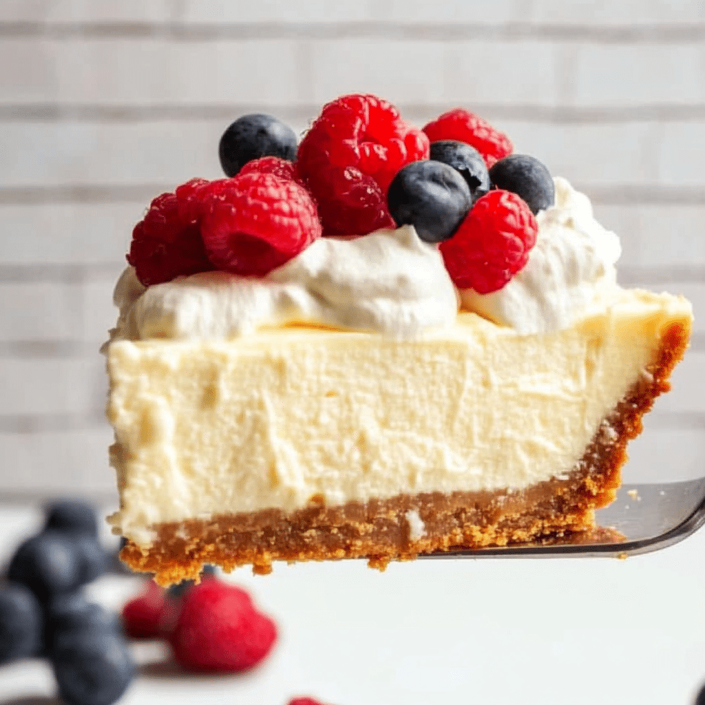 Instant Pot Cheesecake with Sour Cream Topping