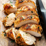 Instant Pot Chicken Breast sliced and juicy