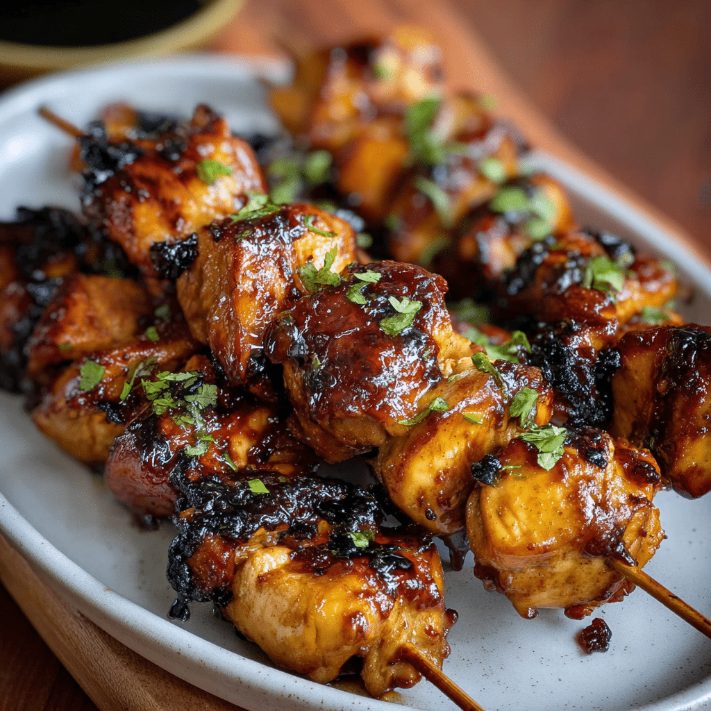 Firecracker Chicken Skewers